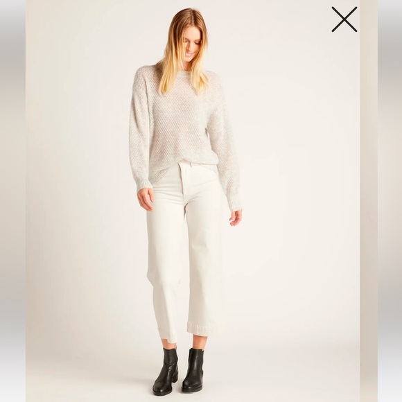 Quince - Baby Alpaca-Wool Diamond Stitch Crew Small - Picture 5 of 6